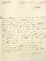 Lettera di Felice Fontana a Leopoldo Marcantonio Caldani, 10 novembre 1763