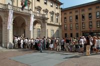 Il pubblico di MITO all'ingresso del Conservatorio Giuseppe Verdi