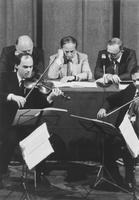IL Quartetto Arditti esegue "Livre pour quatuor" alla presenza del compositore Pierre Boulez