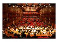 L'auditorium Giovanni Agnelli Lingotto prima del concerto della Chicago Symphony Orchestra