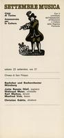 Libretto di sala - 1979 - Bachchor und Bachorchester Würzburg