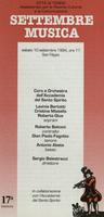 Libretto di sala - 1994 - Coro e Orchestra dell'Accademia del Santo Spirito