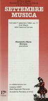 Libretto di sala - 1994 - Alessandra Maria Ammara