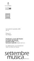 Libretto di sala - 2000 - Orchestra e Coro del Teatro La Fenice di Venezia