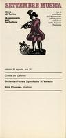 Libretto di sala - 1980 - Orchestra Piccola Symphonia di Venezia