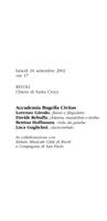 Libretto di sala - 2002 - Accademia Bugella Civitas
