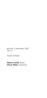Libretto di sala - 2002 - Mario Cairoli e Oscar Pizzo