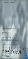 Libretto di sala - 1999 - The Ellington Path: una realizzazione Open Trios per il centenario della nascita di Duke