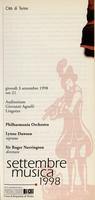 Libretto di sala - 1998 - Philarmonia Orchestra