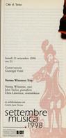 Libretto di sala - 1998 - Norma Winstone Trio