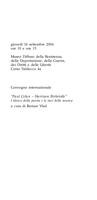 Libretto di sala - 2004 - "Paul Celan - Harrison Birtwistle". I silenzi della poesia e le voci della musica