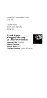 Libretto di sala - 2003 - Frank Zappa Greggery Peccary &amp;amp;amp;amp; Other Persuasions