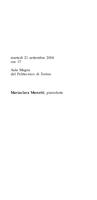 Libretto di sala - 2004 - Mariaclara Monetti