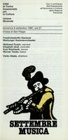 Libretto di sala - 1981 - Friedrichsdorfer Kantorei e Marburger Kammerorchester
