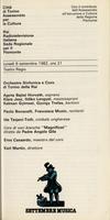 Libretto di sala - 1982 - Orchestra Sinfonica e Coro di Torino della RAI e Coro di voci bianche Magnificat