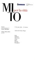 Libretto di sala - 2012 - Artisti del Teatro Regio