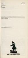 Libretto di sala - 1986 - Alfred Brendel