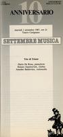 Libretto di sala - 1987 - Trio di Trieste