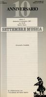 Libretto di sala - 1987 - Alessandro Stradella