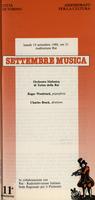 Libretto di sala - 1988 - Orchestra Sinfonica di Torino della RAI