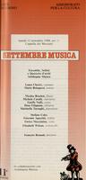Libretto di sala - 1988 - Ensemble, Solisti e Quartetto d'archi Antidogma Musica