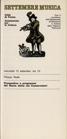 Libretto di sala - 1979 - Prospettive e programmi del flauto dolce nei Conservatori