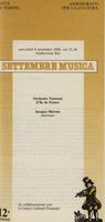 Libretto di sala - 1989 - Orchestre National d'Île de France