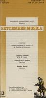 Libretto di sala - 1989 - Orchestre National d'Île de France