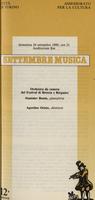 Libretto di sala - 1989 - Orchestra da camera del Fesival di Brescia e Bergamo