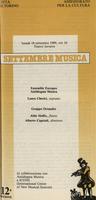 Libretto di sala - 1989 - Ensemble Europeo Antidogma Musica e Gruppo Octandre