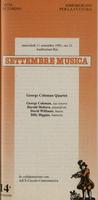 Libretto di sala - 1991 - George Coleman Quartet