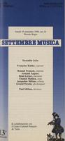 Libretto di sala - 1990 - Ensemble 2e2m