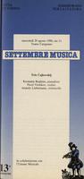 Libretto di sala - 1990 - Trio Čajkovskij