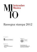 Rassegna stampa MITO Settembre Musica 2012